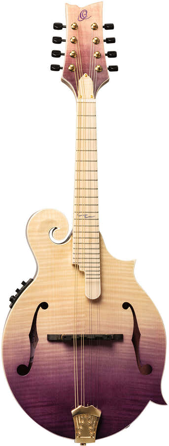 Americana Bandolim F-Style + Estojo de couro Croco