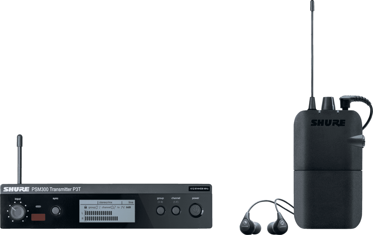 PSM 300 - PACK WITH SE112 EARPHONES - L19