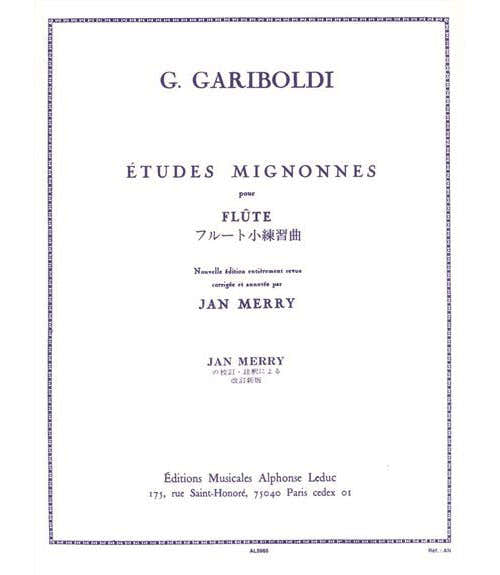 Gariboldi G. - Etudes Mignonnes - Flute