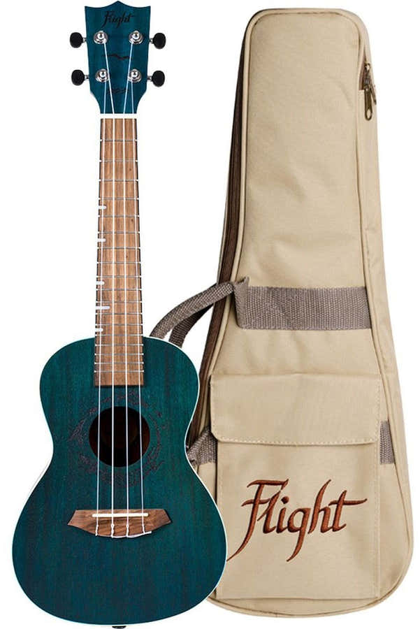 Flight: Gemstone DUC380 Concert Ukulele - Topaz -