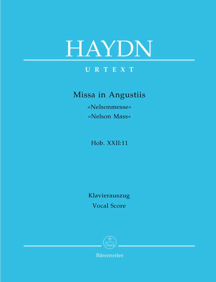 Haydn J. - Missa In Augustiis Nelson Mass Hob.Xxii:11 - Reduction Ch Piano