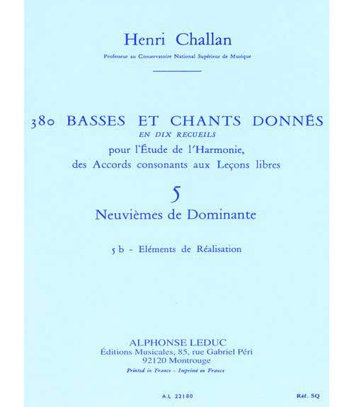 Challan - 380 Basses Et Chants Vol.5B