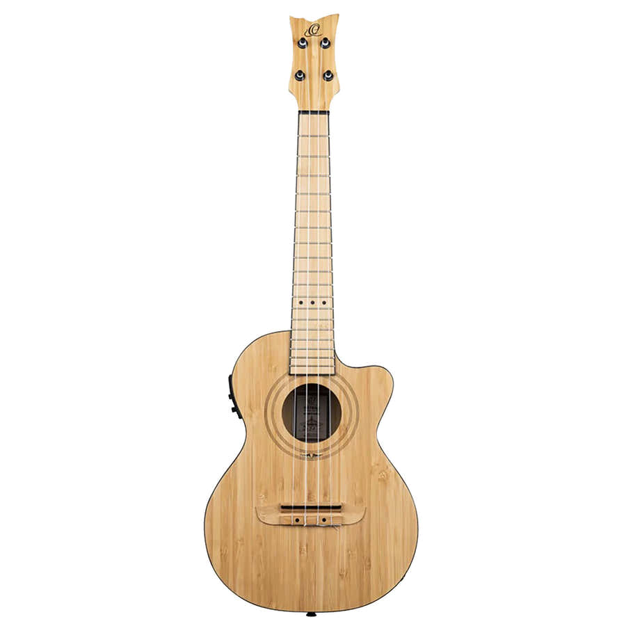 Ukulele tenor de bambu maciço EQ