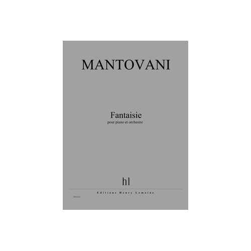 Mantovani - Fantaisie - Piano et Orchestre