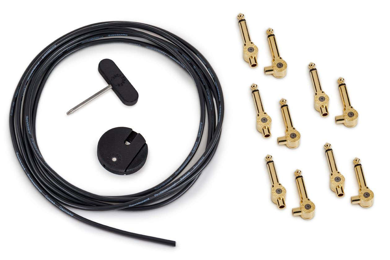 SET SOLDERLESS - 10 JACK CABLE 3 M 1 CUTTER 1 KEY - CAB-PW-SET-GD