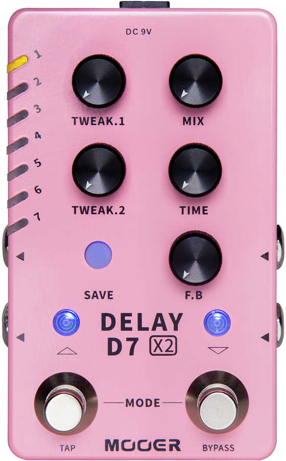 PEDAL MOOER D7 DELAY X2