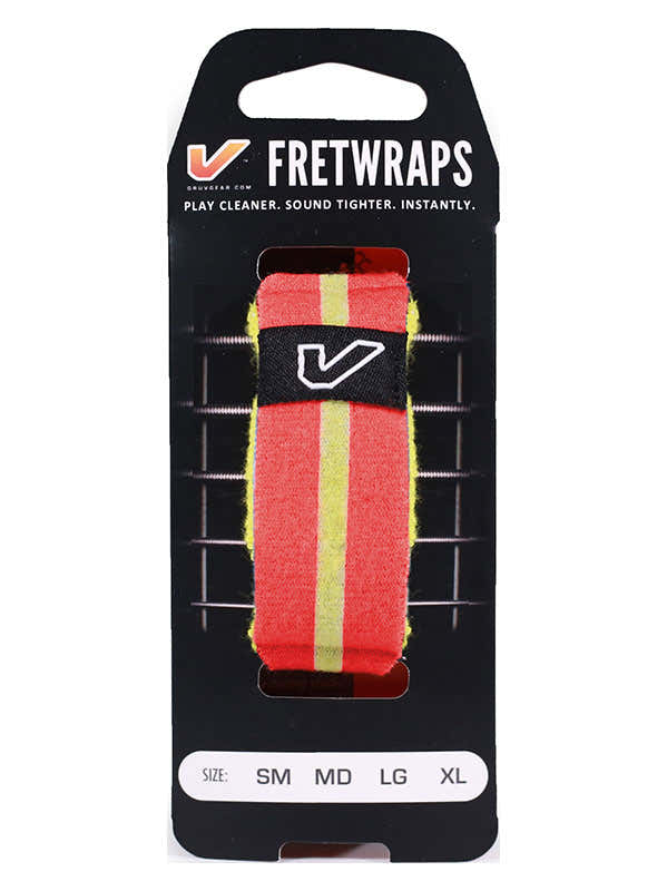 FretWraps Bandeiras do mundo Vermelho-Amarelo - Pequeno