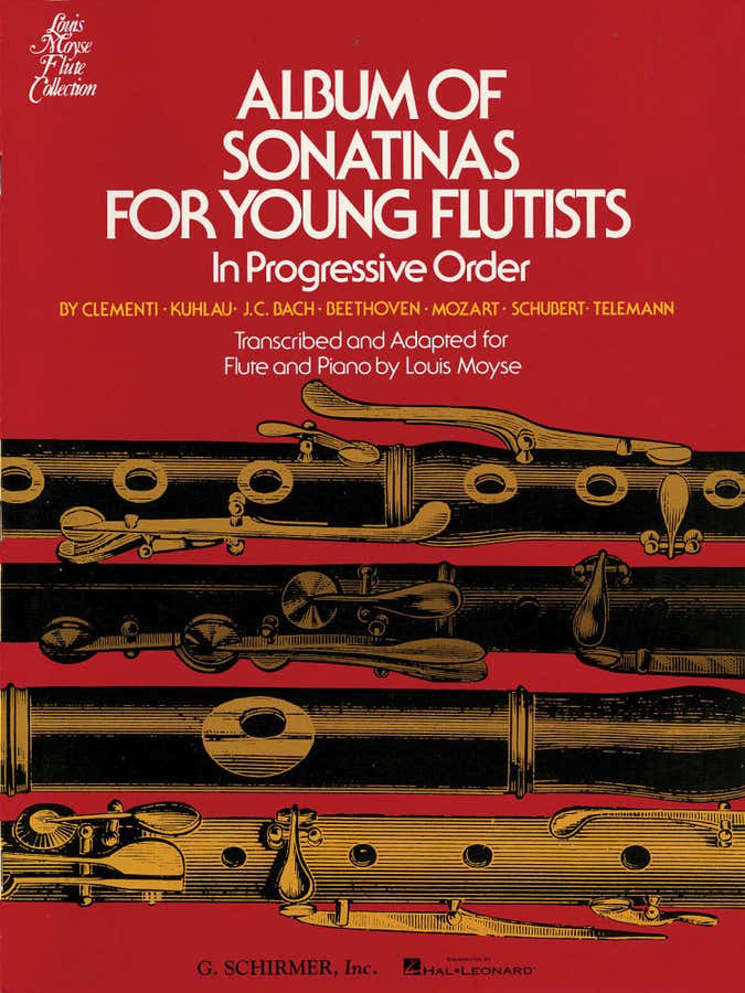 MOYSE LOUIS - ÁLBUM DE SONATINAS PARA JOVENS FLAUTISTAS - FLAUTA & PIANO
