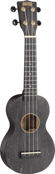 Ukulele Soprano Slim Preto Acetinado + Capa