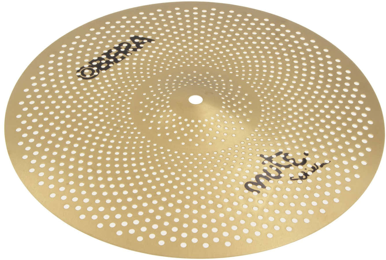 Mute 14" Crash - Silent Cymbal - Brass Finish