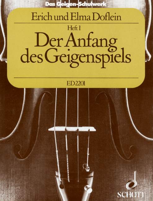 Doflein Elma / Doflein Erich - Das GEIGEN-schulwerk Band 1 - Violin