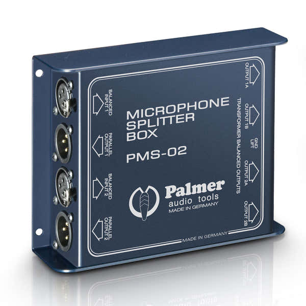 Palmer PMS 02 PRO - MICRO SPLITTER DE 2 CANAIS