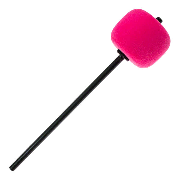 206CKPk Batedor de pedal de bombo Feltro Cor-de-rosa Haste Preta