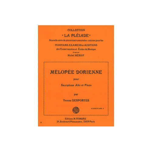 Desportes - Mélopée Dorienne - Saxofone e Piano