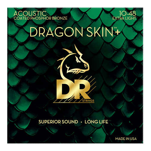 10-48 Dragon Skin+ revestidas bronze fosforoso Extra Light