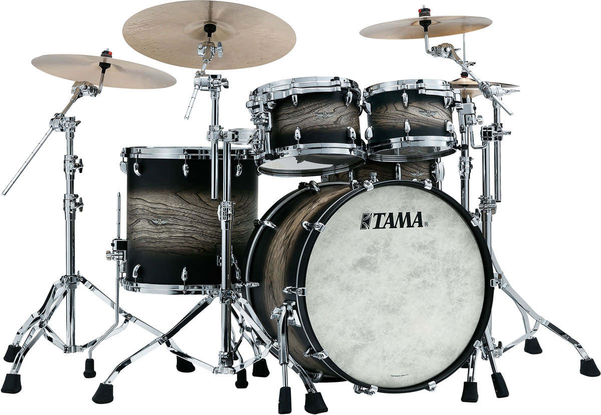 Star Walnut Stage 22 Preto acetinado Sen japonês Burst