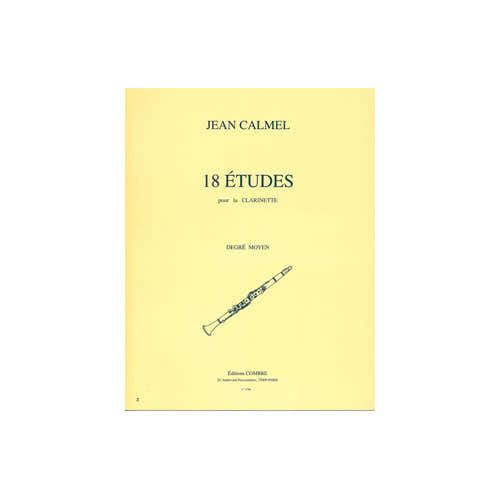Calmelj - 18 Etudes - Clarinette