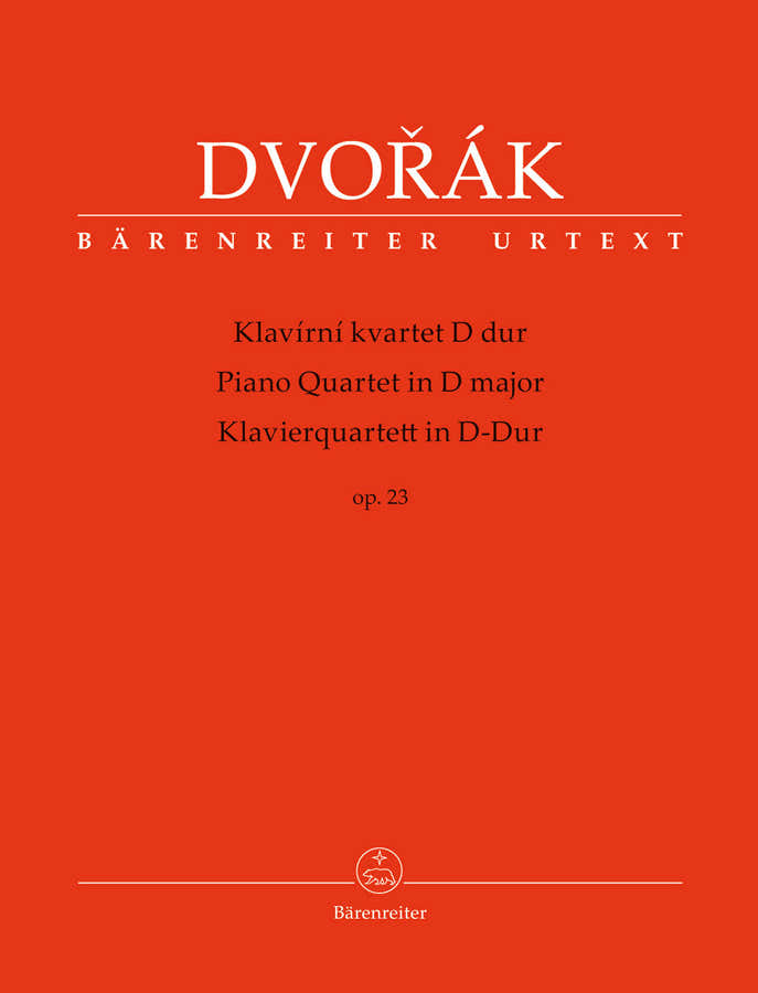 Dvorak A. - Piano Quartet In D Major Op.23