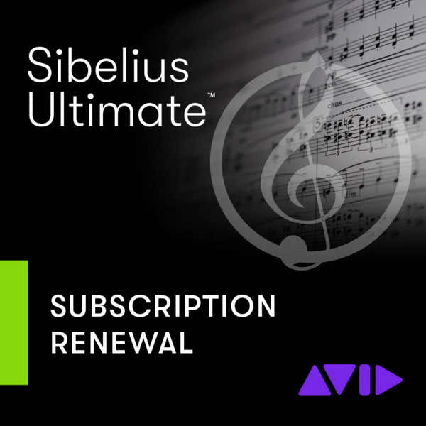 AVID Sibelius Ultimate Renovação 1Y