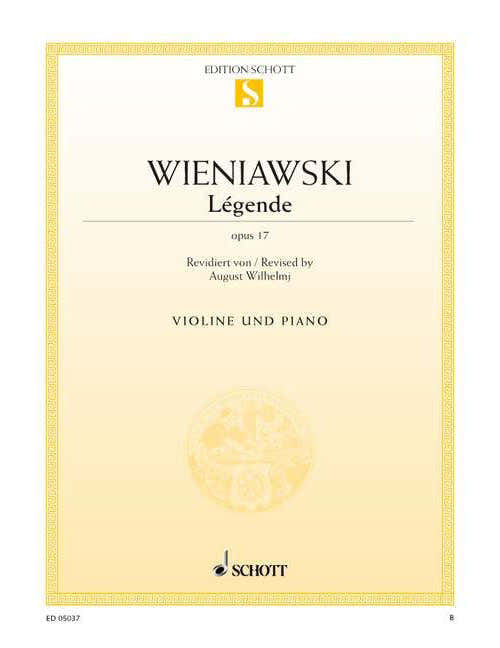 Wieniawski - Légende Op. 17 - Violon et Piano