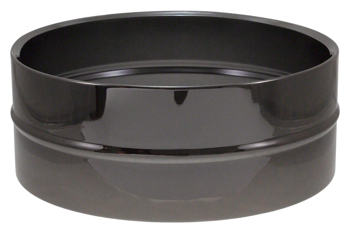 14X5.5 Casco De Latão Niquelado Preto (latão)