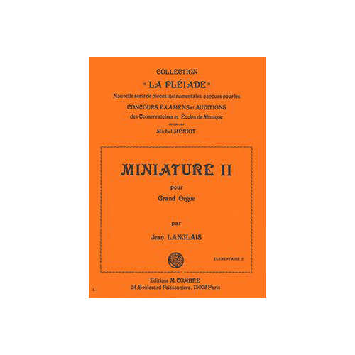 Langlais - Miniature II - Orgue
