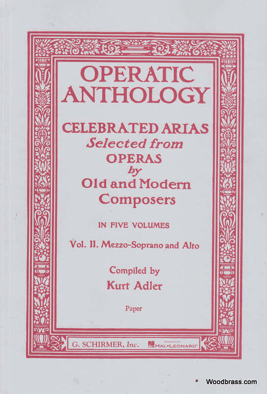 Operatic Anthology Vol. 2 - MEZZO-soprano et Piano