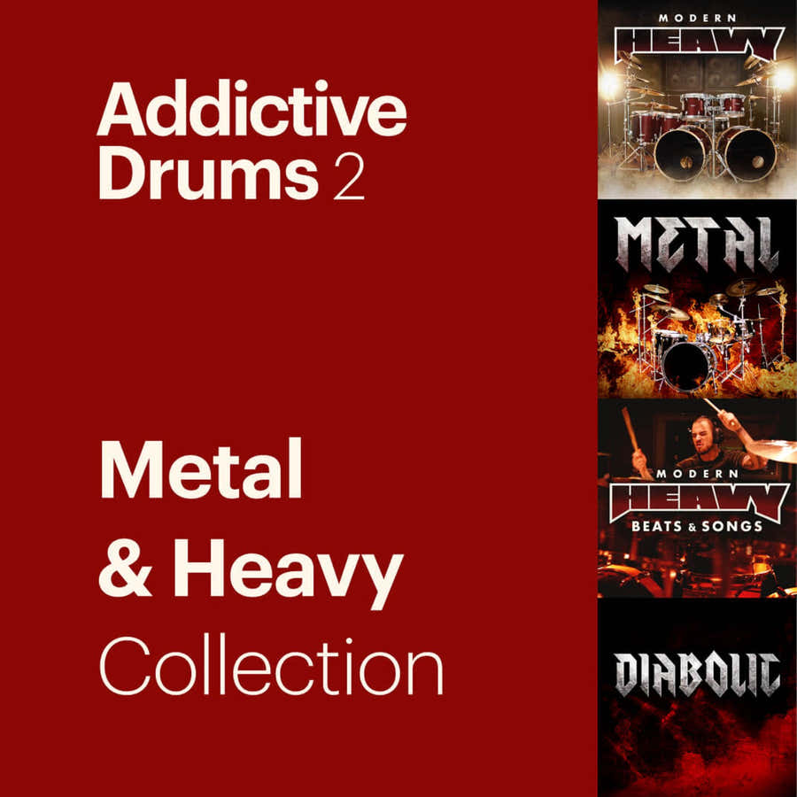 Addictive Drums 2 Coleção Metal & Heavy