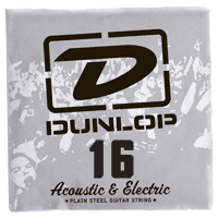 ELECTRIC STRINGS NICKEL PLATED STEEL UNIT SOLID STEEL 016
