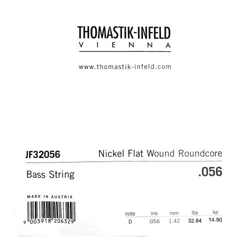 Corda individual - Jazz Bass Flat Wound Short Scale 56
