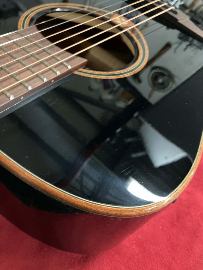 Tramontane T118Dce-Blk Dreadnought Ctw Black - B Stock