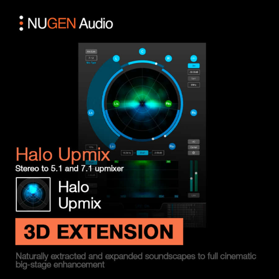 Halo Upmix extensão 3D