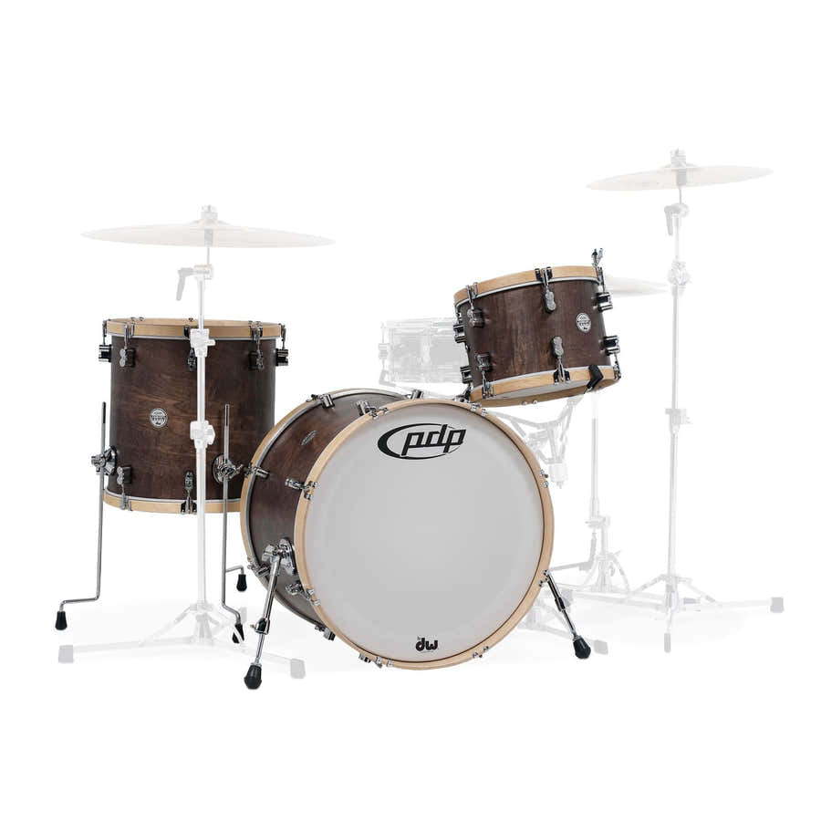 PDP CONCEPT CLASSIC 3 PECAS 22" WALNUT/NATURAL