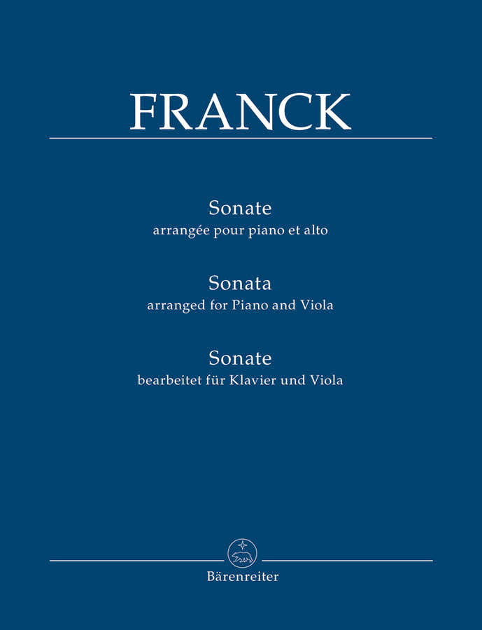 Franck Cesar - Sonate Arrangee Pour Alto & Piano