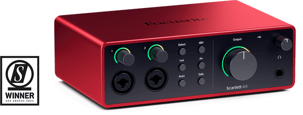 Focusrite Scarlett 4i4 4.ª geração