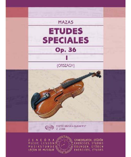 MAZAS - ETUDES SPECIALES V1 OP.36 - VIOLON