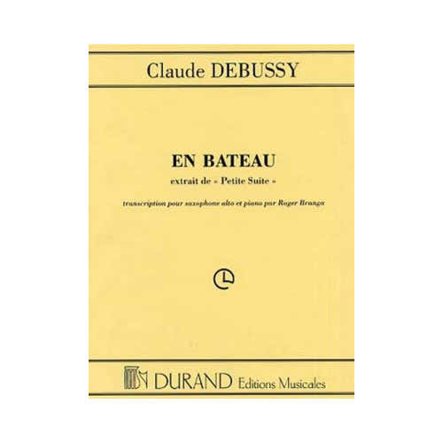 DEBUSSY - EN BATEAU - SAXOPHONE ET PIANO