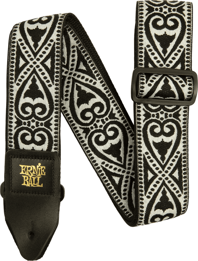 BLACK HEART JACQUARD STRAP