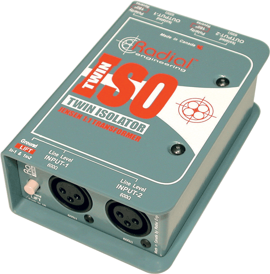 Twin Iso Conversor passivo estéreo