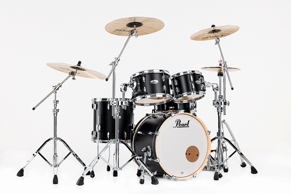 Pearl PMX Bordo profissional Fusion 20 Preto caviar mate