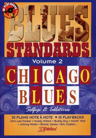 Rebillard – Standards de blues Vol.2 Chicago Blues + CD – Guitarra