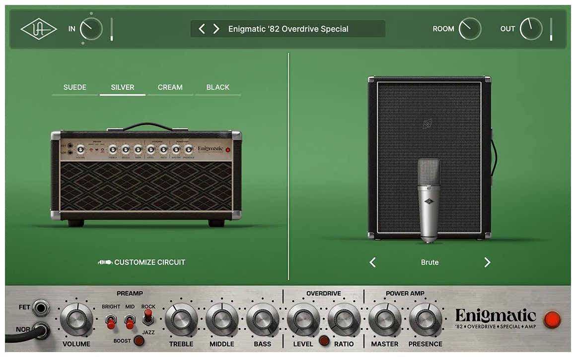 UAD Enigmatic '82 Overdrive Special Amp