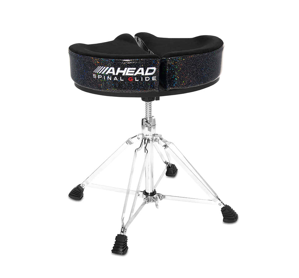 SPG-BS-4 DRUM THRONE SPINAL-G BLACK SPARKLE - 4 LEGS BASE