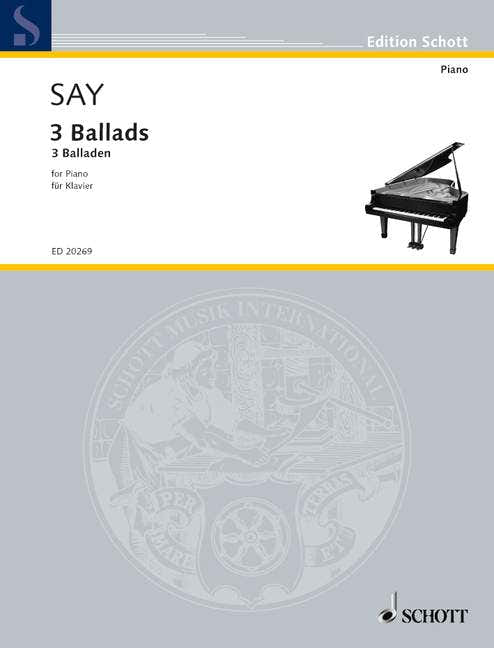 Say Fazil - 3 Ballads - Piano