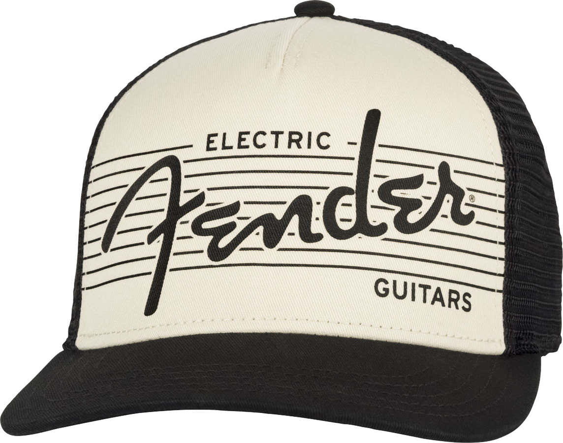 Fender Chapéu elétrico Preto/creme Tamanho único