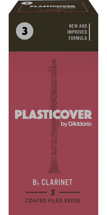 RICO PLASTICOVER BB CLARINET REEDS 3