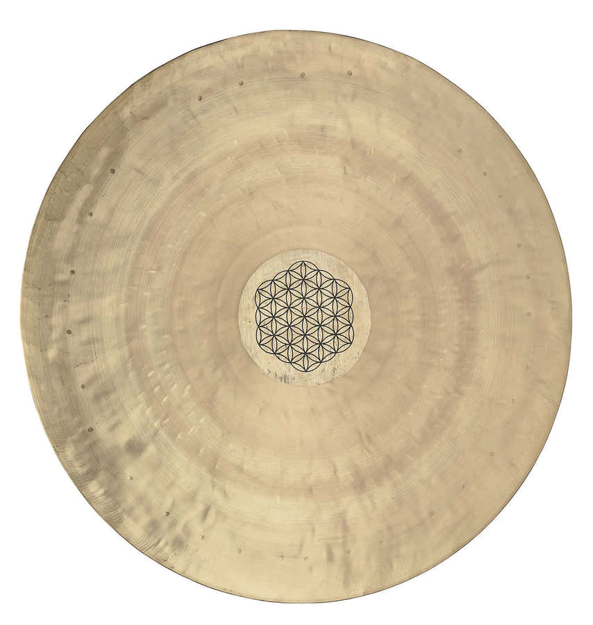SONIC ENERGY WIND GONG 16" FLOWER OF LIFE
