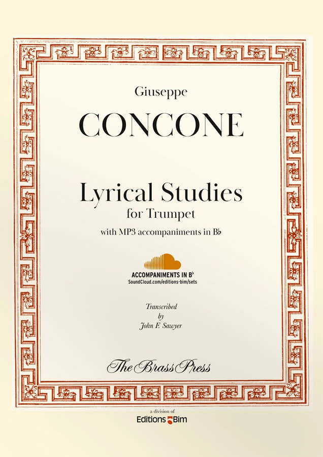 Concone G. - Lyrical Studies - Trompette