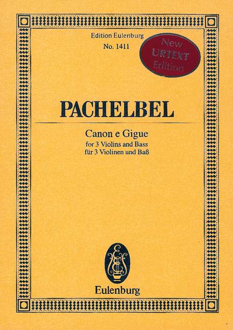 Pachelbel Johann - Canon E Gigue - 3 Violins And Basso Continuo