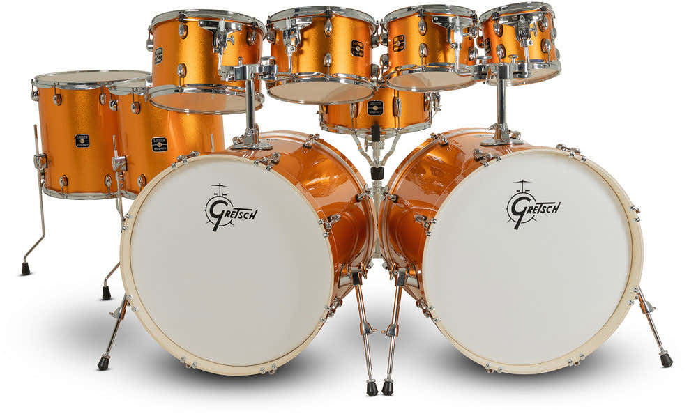 Conjunto de bateria Energy Orange Sparkle